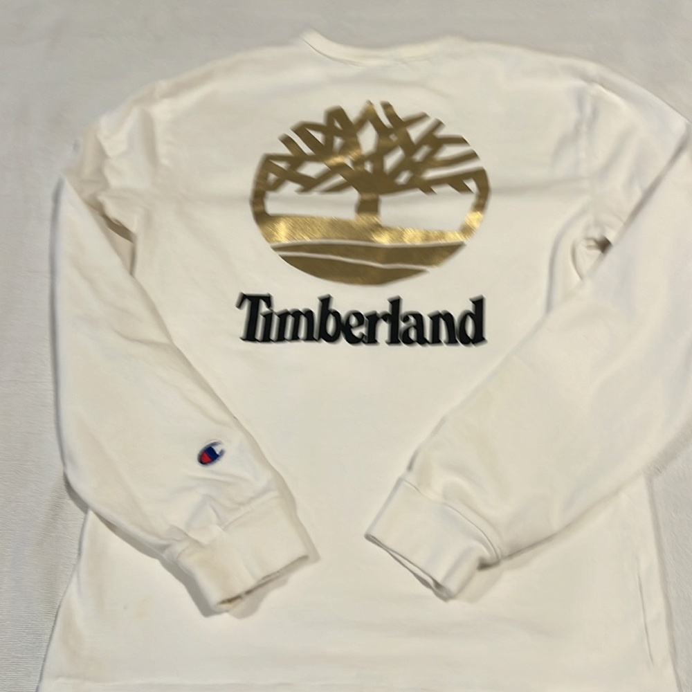 Champion long sleeve white t shirt - Picture 3 of 5